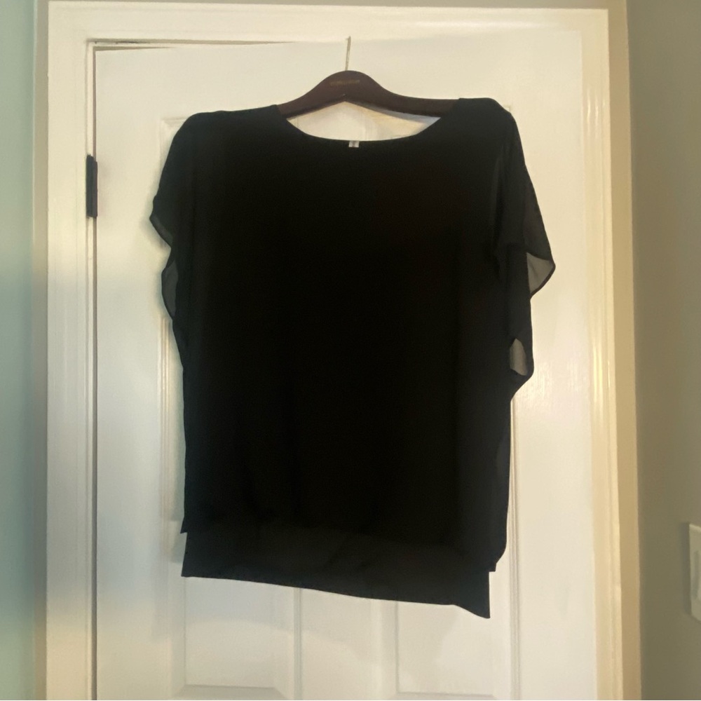 Black Neineiwu blouse short sleeve
